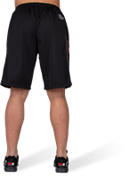 Gorilla Wear Functional Mesh Shorts - Zwart/Rood-3