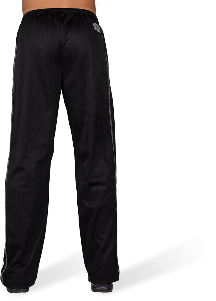 Gorilla Wear Functional Mesh Trainingsbroek (Zwart/Wit) S/M | Fitnessapparaat.nl