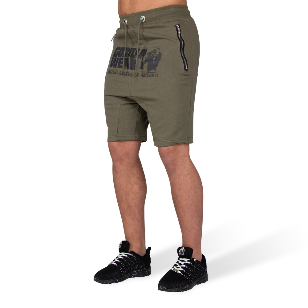 Gorilla Wear Alabama Drop Crotch Shorts Army Green Xl gorilla wear kopen in de aanbieding Gorilla Wear Alabama Drop Crotch Shorts Army Green Xl gorilla wear kopen in de aanbieding