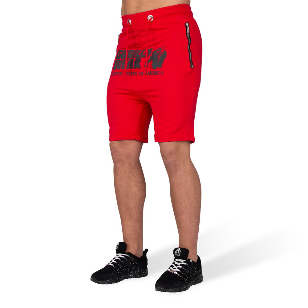 Gorilla Wear Alabama Drop Crotch Shorts Red 3Xl gorilla wear kopen in de aanbieding