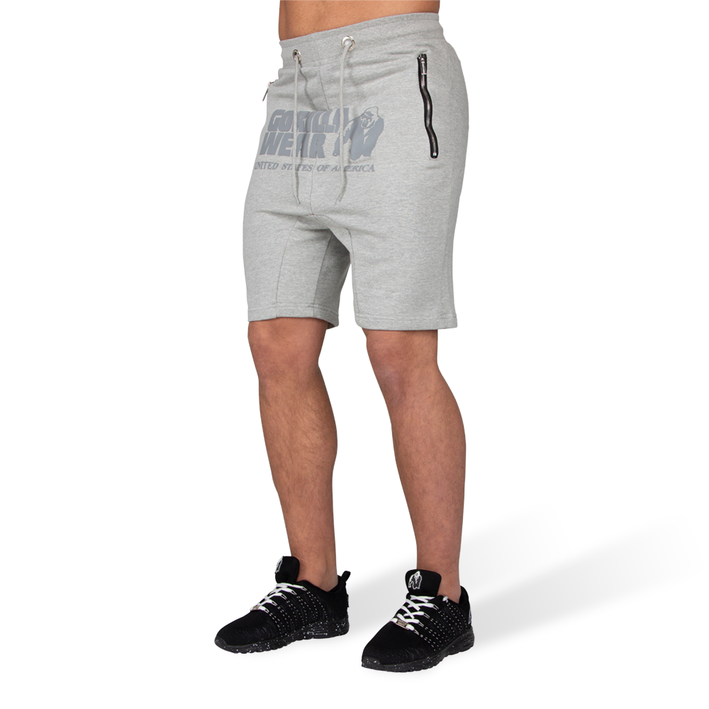 Gorilla Wear Alabama Drop Crotch Shorts Gray 2Xl gorilla wear kopen in de aanbieding