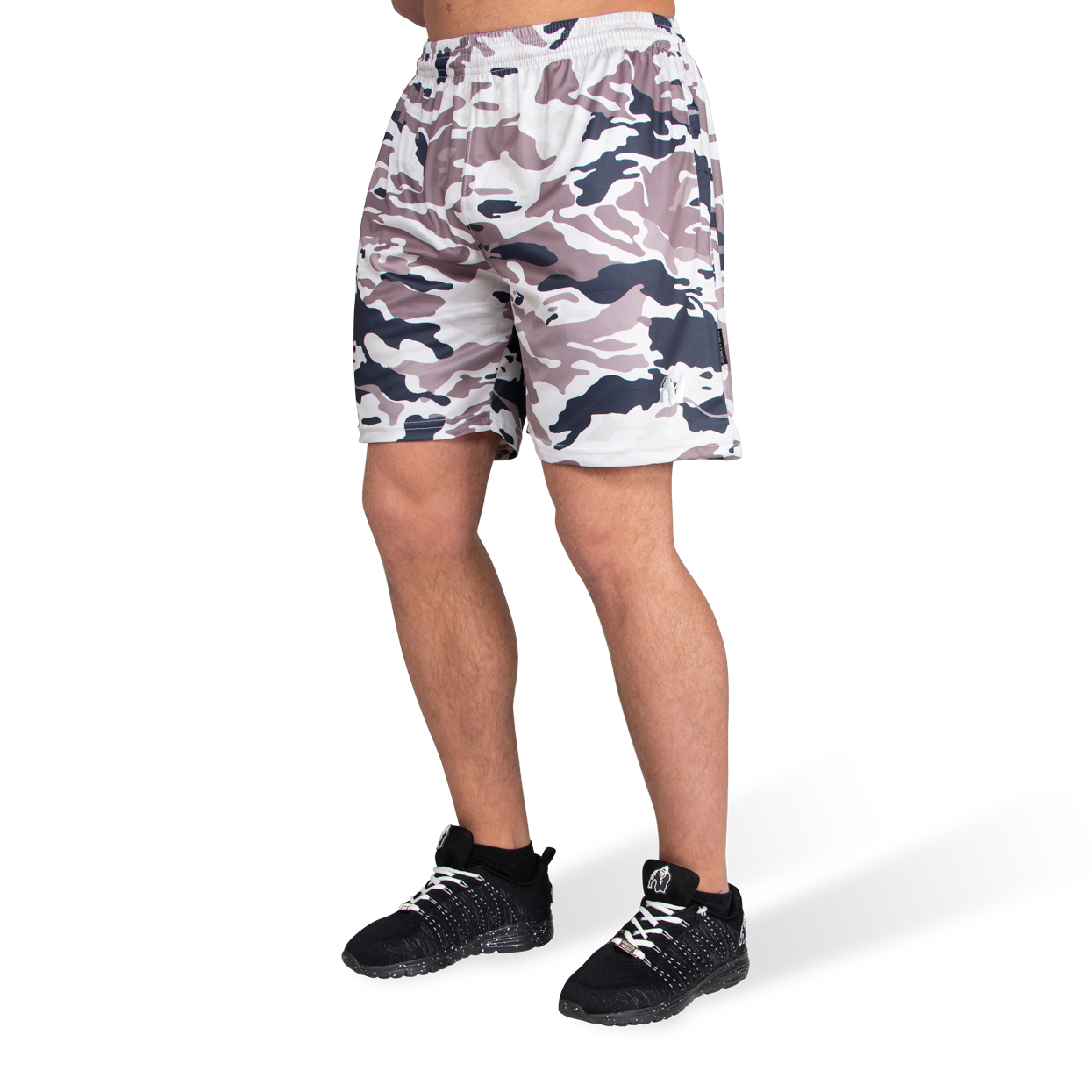 Gorilla Wear Kansas Shorts Beige Camo Xl gorilla wear kopen in de aanbieding