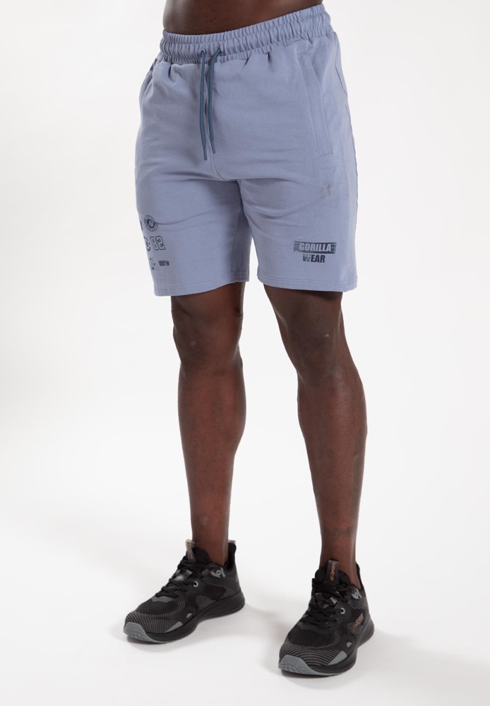 Gorilla Wear Lopez Shorts - Stonewash Blauw - 2XL