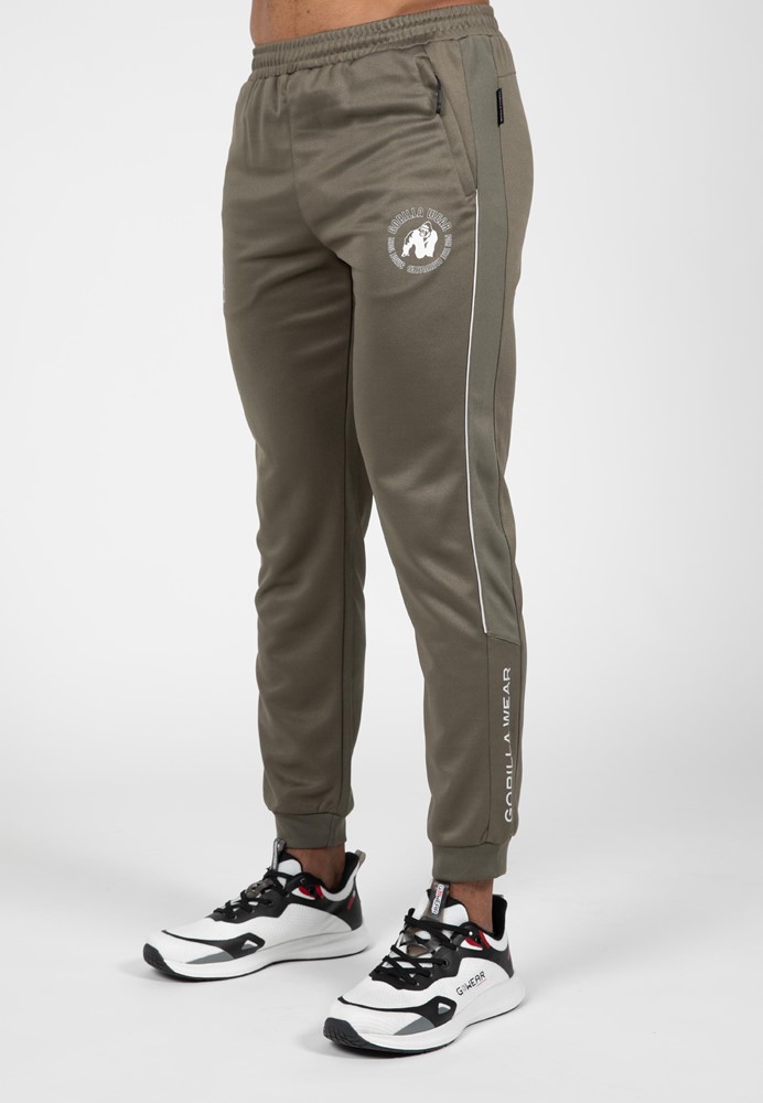 Gorilla Wear Broxton Track Pants - Legergroen - 4XL