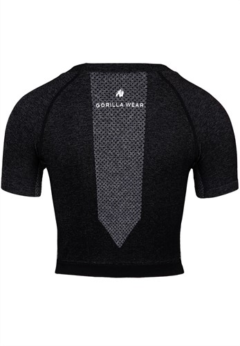 Gorilla Wear Selah Seamless Crop Top Zwart
