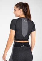 Gorilla Wear Selah Seamless Crop Top - Zwart-3