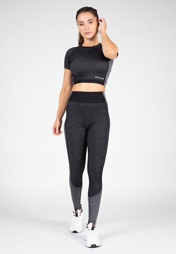 Gorilla Wear Selah Seamless Crop Top Zwart