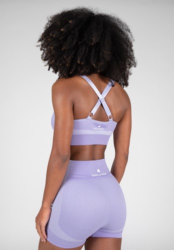 Gorilla Wear Selah Seamless Sportbeha - Lila-2