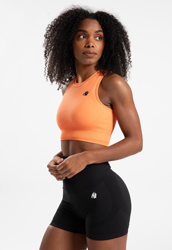Gorilla Wear Olivia Seamless Crop Top - Perzik