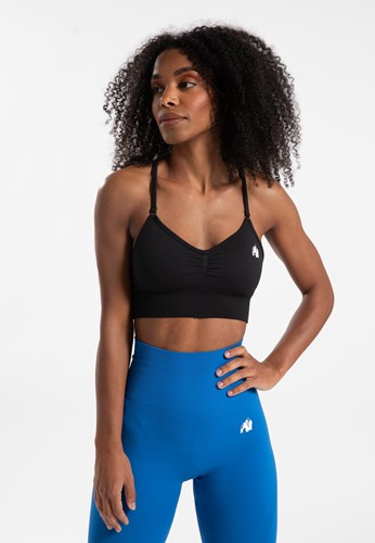 Gorilla Wear Olivia Seamless Sportbeha - Zwart