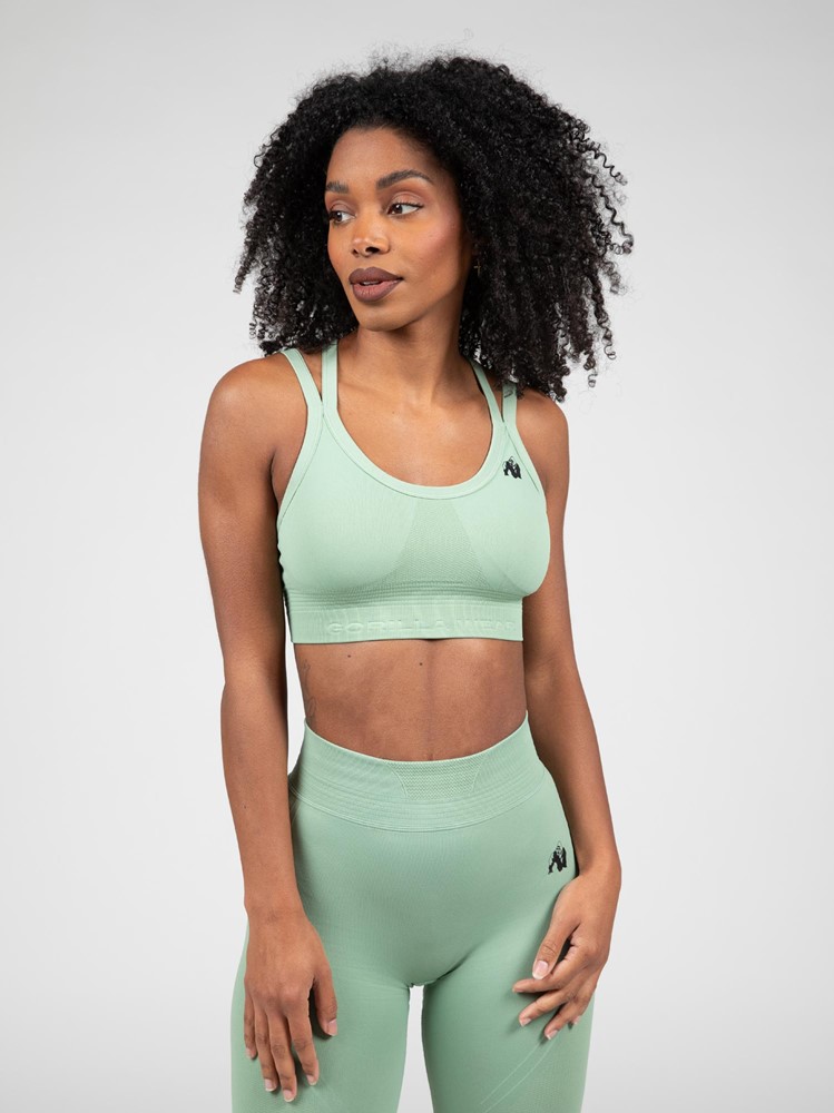 Gorilla Wear Whitney Seamless Sportbeha - Groen - M/L