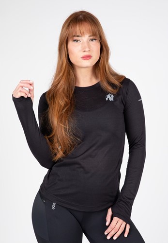 Gorilla Wear Raleigh Long Sleeve Shirt - Zwart