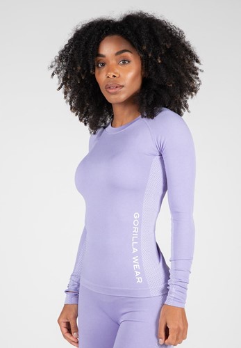 Gorilla Wear Selah Seamless Long Sleeve - Lila