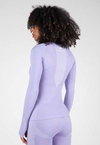 Gorilla Wear Selah Seamless Long Sleeve - Lila-3