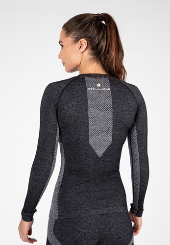 Gorilla Wear Selah Seamless Long Sleeve - Zwart-3