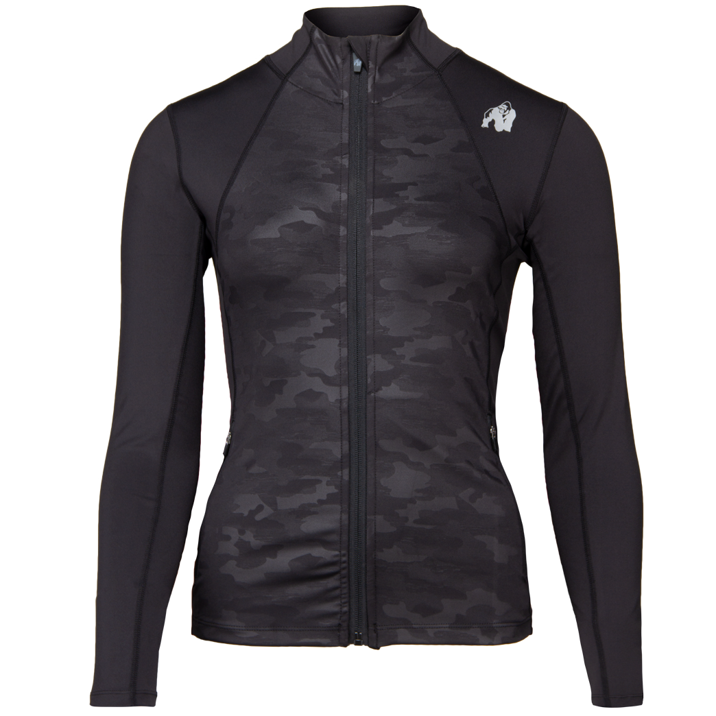 Gorilla Wear Savannah Jacket Black Camo Xs gorilla wear kopen in de aanbieding
