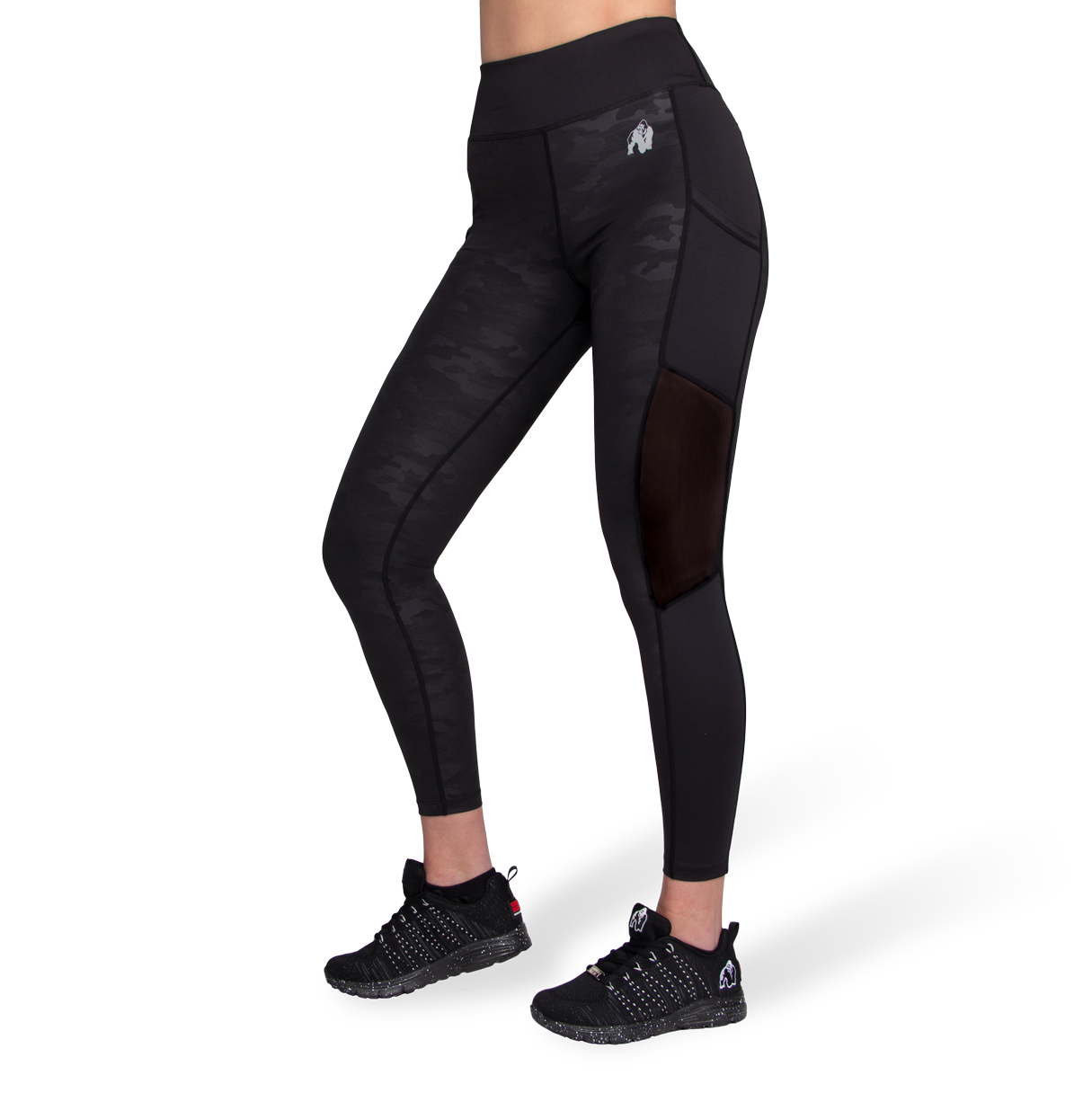 Gorilla Wear Savannah Mesh Tights Black Camo gorilla wear kopen in de aanbieding