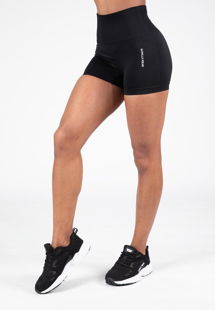 Gorilla Wear Quincy Seamless Shorts - Zwart - M/L