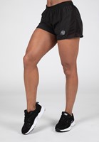 Gorilla Wear Portland 2-In-1 Shorts - Zwart