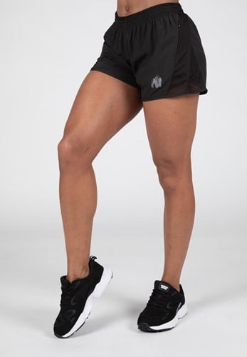 Gorilla Wear Portland 2-In-1 Shorts - Zwart