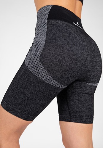 gorilla wear selah seamless cycling shorts black
