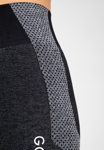gorilla wear selah seamless cycling shorts black