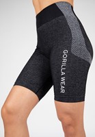 gorilla wear selah seamless cycling shorts black