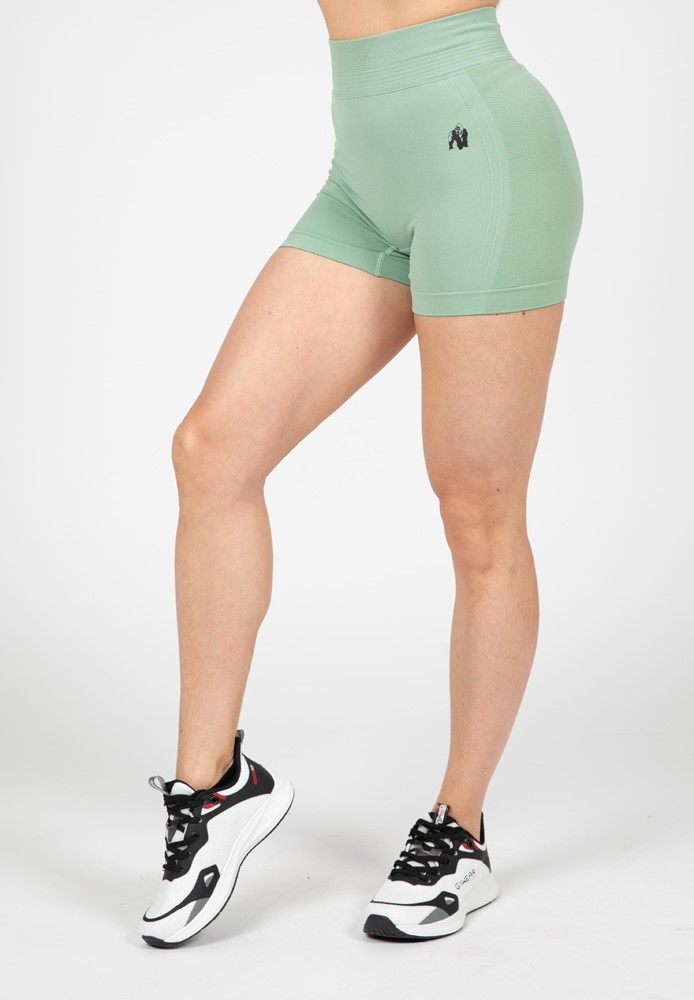 Gorilla Wear Whitney Seamless Shorts - Groen - M/L