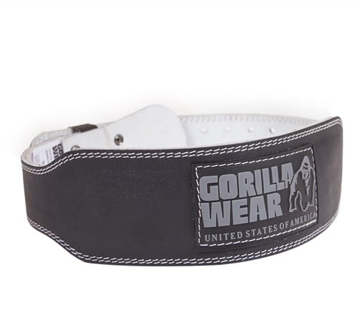 Gorilla Wear 4 Inch Gevoerde Lederen Halterriem - S/M