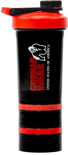 Gorilla Wear Shaker 2 GO - Zwart/Rood