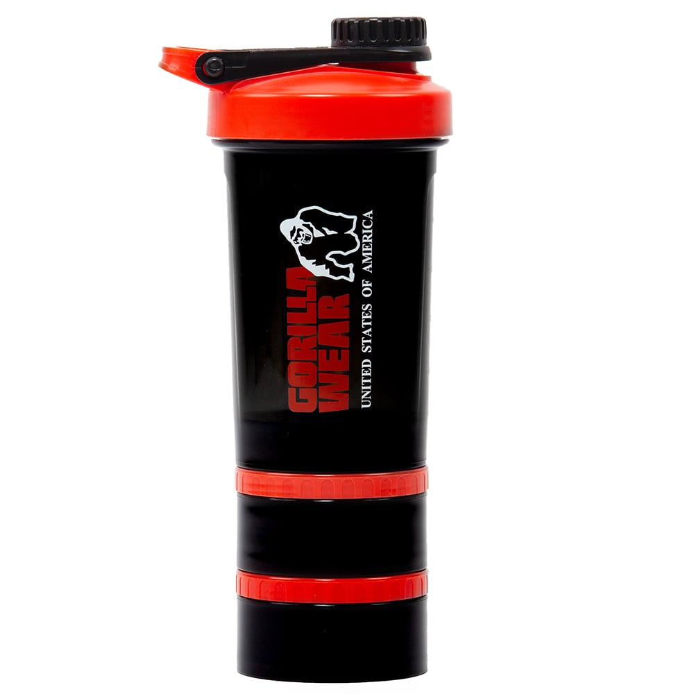 Gorilla Wear Shaker 2 Go Blackred gorilla wear kopen in de aanbieding