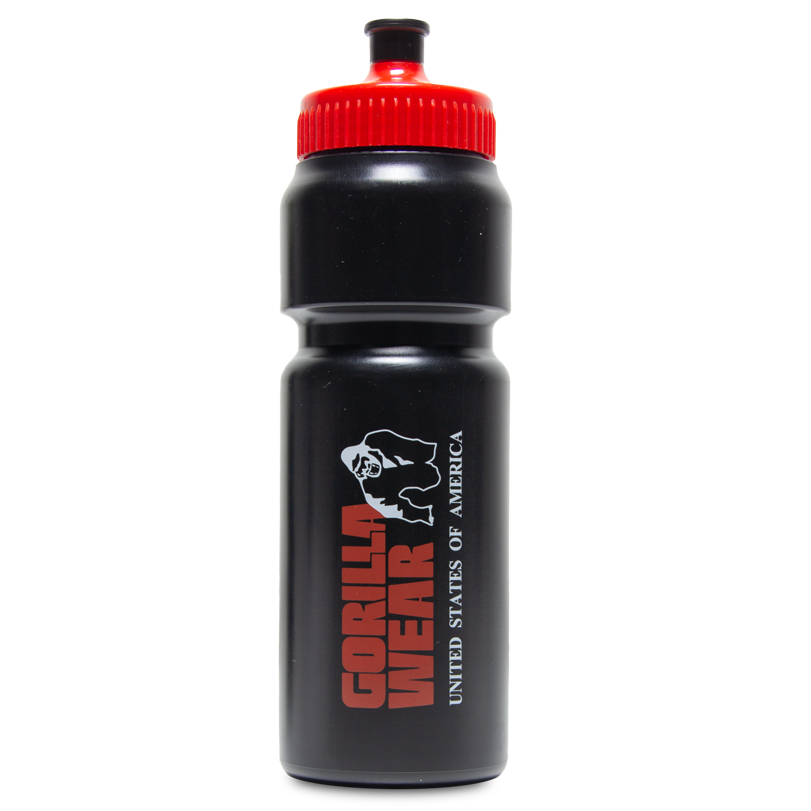 Gorilla Wear Classic Sports Bottle Blackred 750Ml gorilla wear kopen in de aanbieding