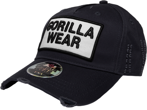 Gorilla Wear Harrison Pet - Zwart/Wit
