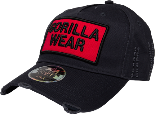 Gorilla Wear Harrison Pet - Zwart/Rood