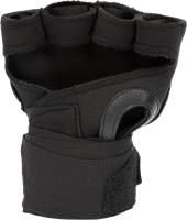 Gorilla Wear Gel Handschoenen met Omslag - Zwart/Wit-3