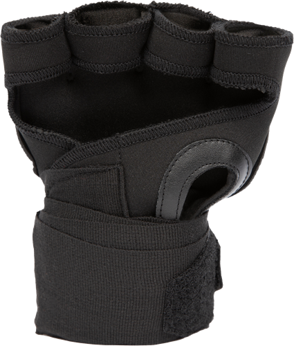 Gorilla Wear Gel Handschoenen met Omslag - Zwart/Wit-3