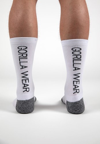 Gorilla Wear Performance Crew Sokken - Wit-3