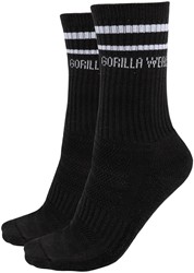 Gorilla Wear Crew Sokken 2-Pack - Zwart