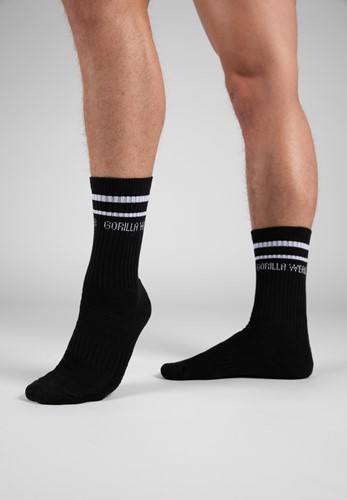 Gorilla Wear Crew Sokken 2-Pack - Zwart-2