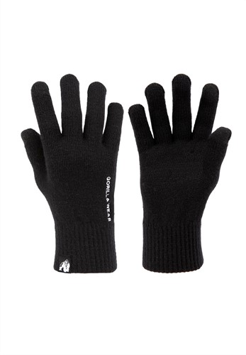 Gorilla Wear Waco Gebreide Handschoenen Zwart