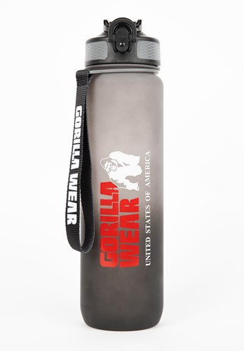 Gorilla Wear Gradient Waterfles - 1000 ml - Zwart/Grijs