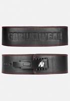 Gorilla Wear Halterriem - 4 Inch Premium Leather Lever Belt - Zwart - L/XL