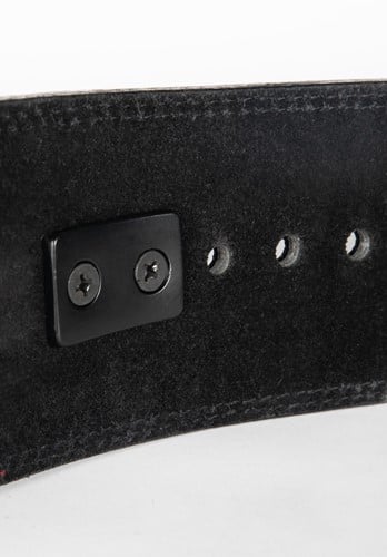 Gorilla Wear Halterriem - 4 Inch Premium Leather Lever Belt - Zwart