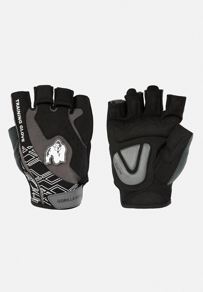 Gorilla Wear Mitchell Training Handschoenen 2.0 - Zwart/Grijs - L