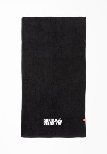 Gorilla Wear Zip Pocket Handdoek - Zwart