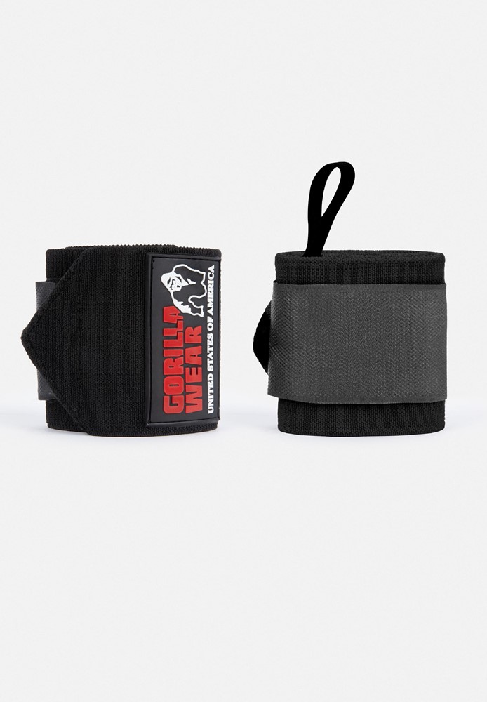Gorilla Wear Wrist Wraps Ultra - Zwart/Zwart