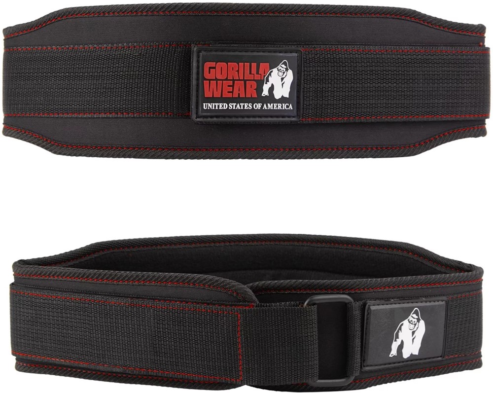 Gorilla Wear Halterriem - 4 Inch Dames Lifting Belt - Zwart - S