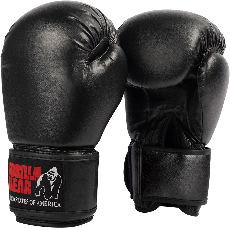Gorilla Wear Mosby Bokshandschoenen - Zwart - 8 oz