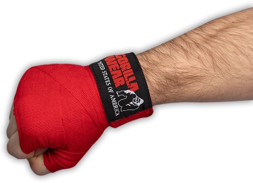 Gorilla Wear Boksbandages - Rood-3