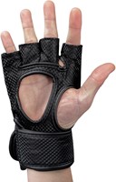 Gorilla Wear Berea MMA Handschoenen (Zonder Duim) - Zwart/Wit
